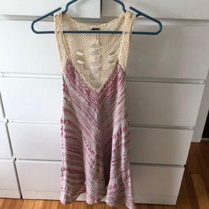 Free People Knit and Crochet Cover Up Dress